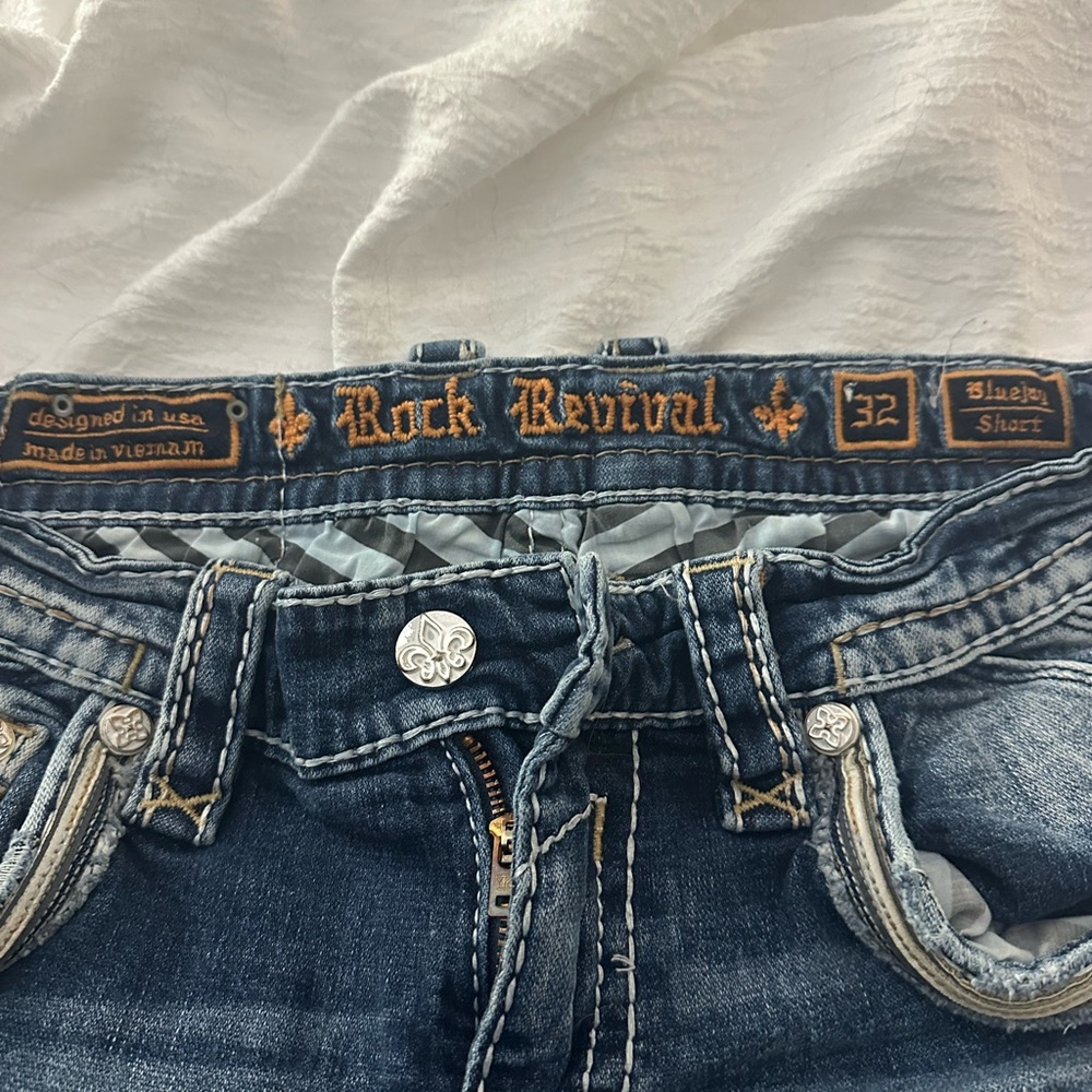 Rock Revival Dark Blue Jeans